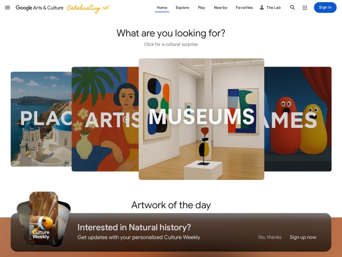 Google Arts & Culture 产品图 1