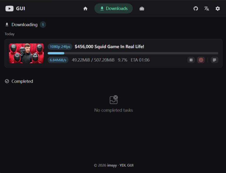 yt-dlp GUI 产品图 3