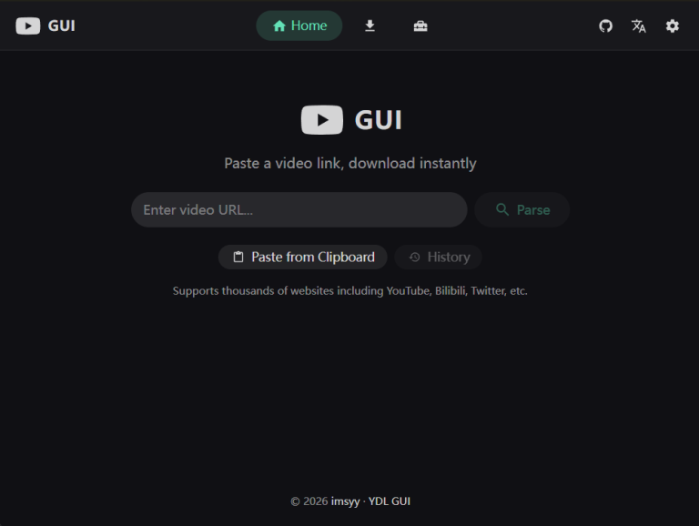 yt-dlp GUI 产品图 1