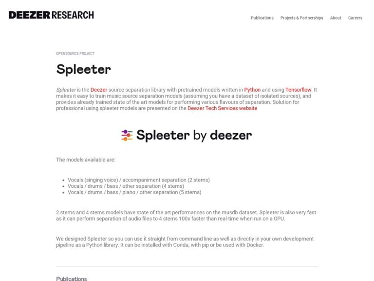 Spleeter 产品图 2