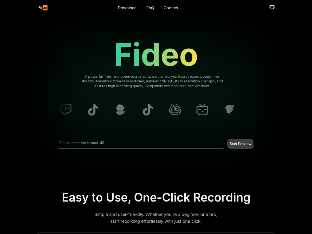 Fideo直播录制工具 产品图 2