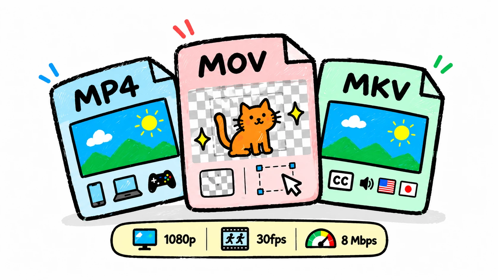 MP4、MOV、MKV：视频文件常识